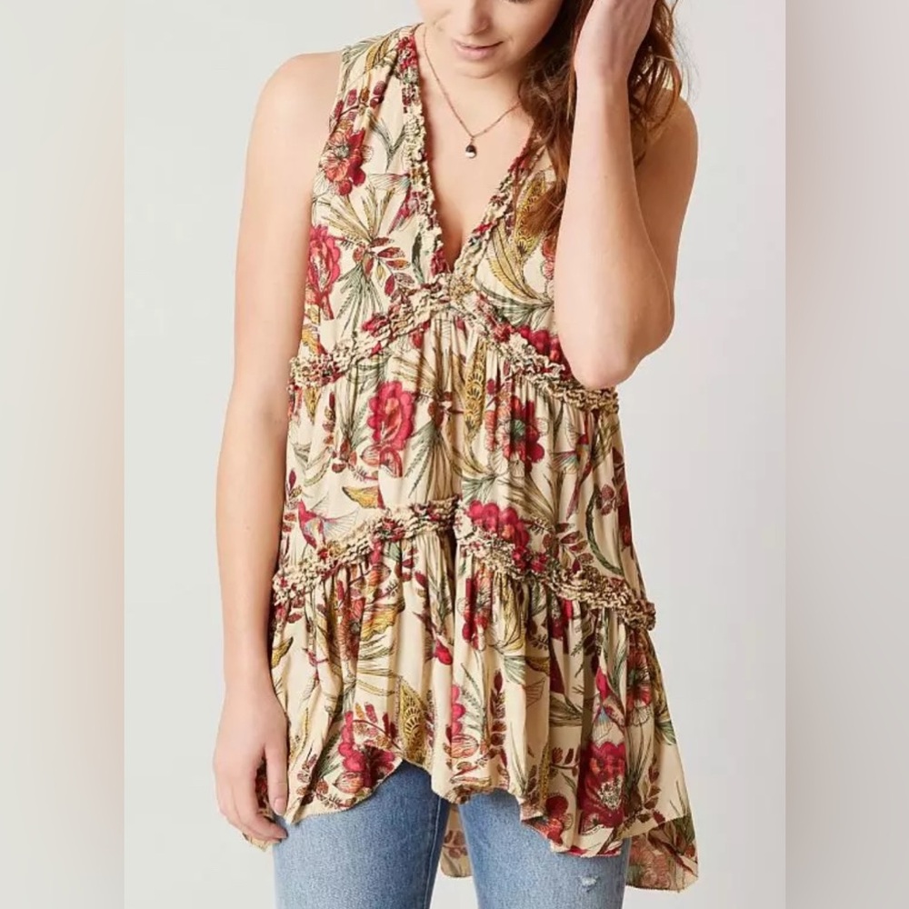 Free People purple haze hummingbird top